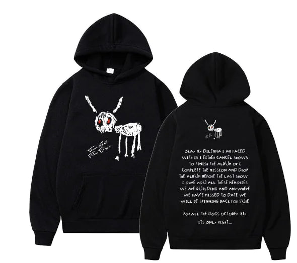 Buy black Pullover Hooded Streetwear