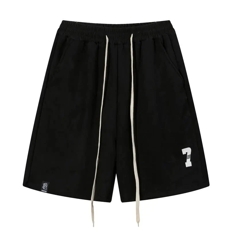 Harajuku Suede Shorts for Men