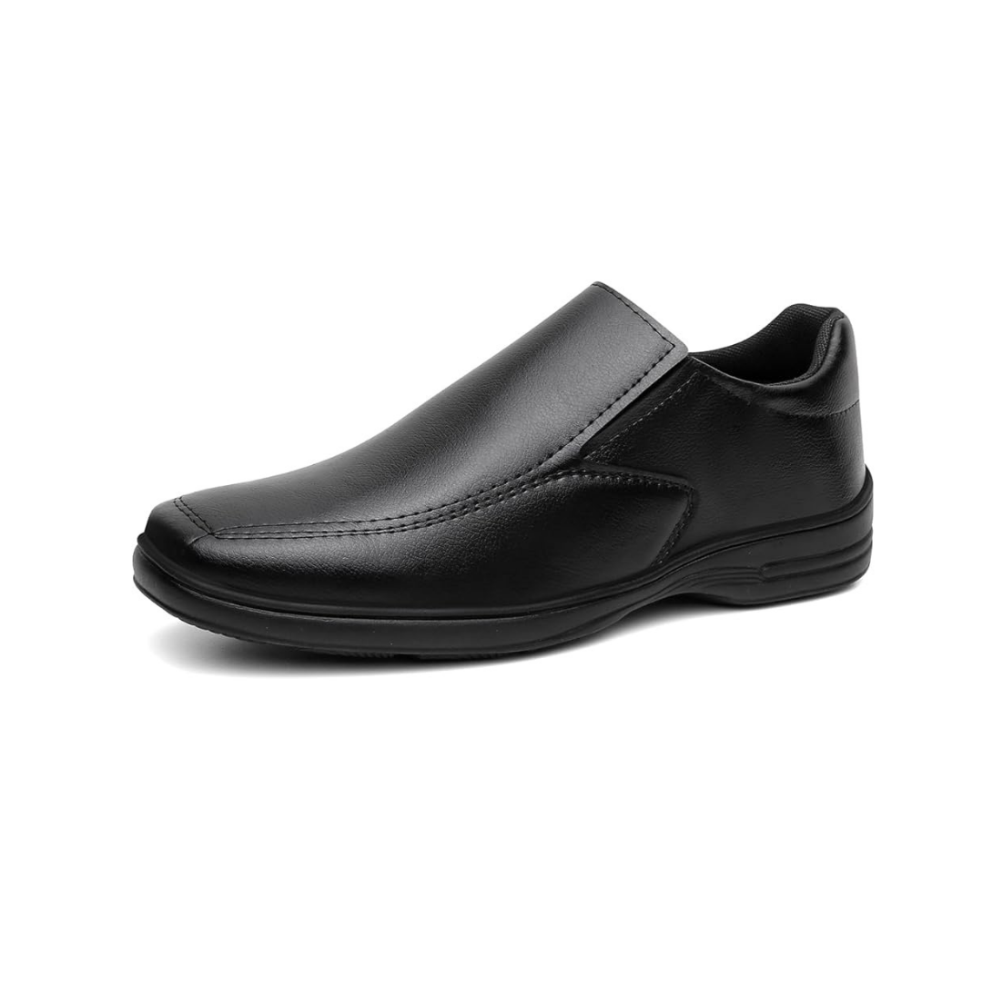 Sapato Masculino Casual Slip On Preto