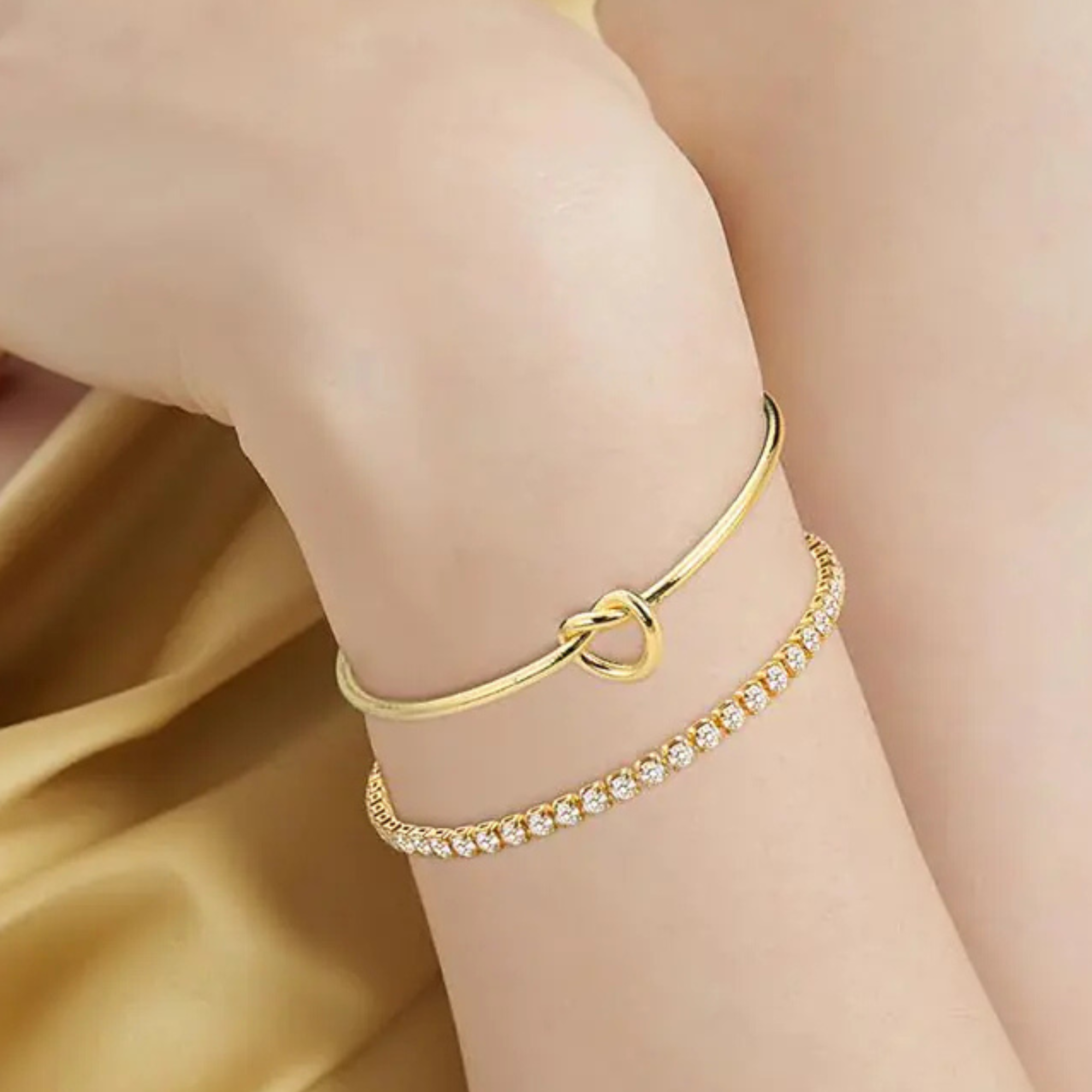 Gold Plated Bracelet Set for Women