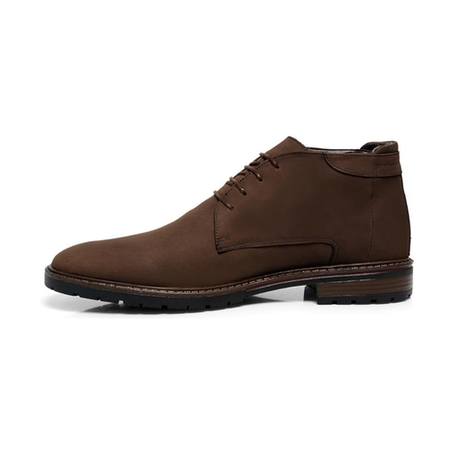 Bota Masculina Marrom Camurça com Cadarço