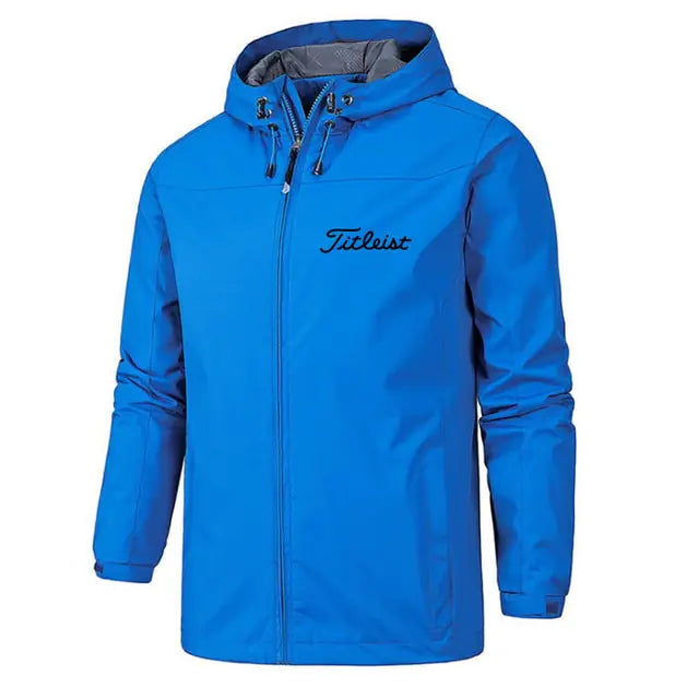 Buy blue Men&#39;s Waterproof Windbreaker Jacket