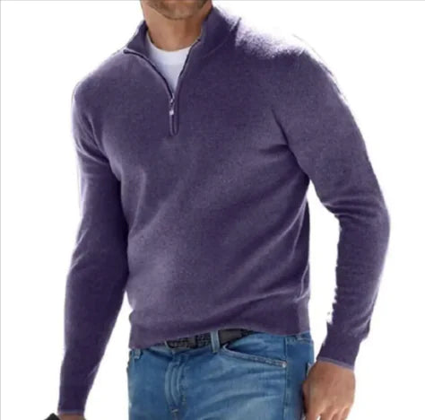 Buy purple Men&#39;s Long-Sleeved Cardigan