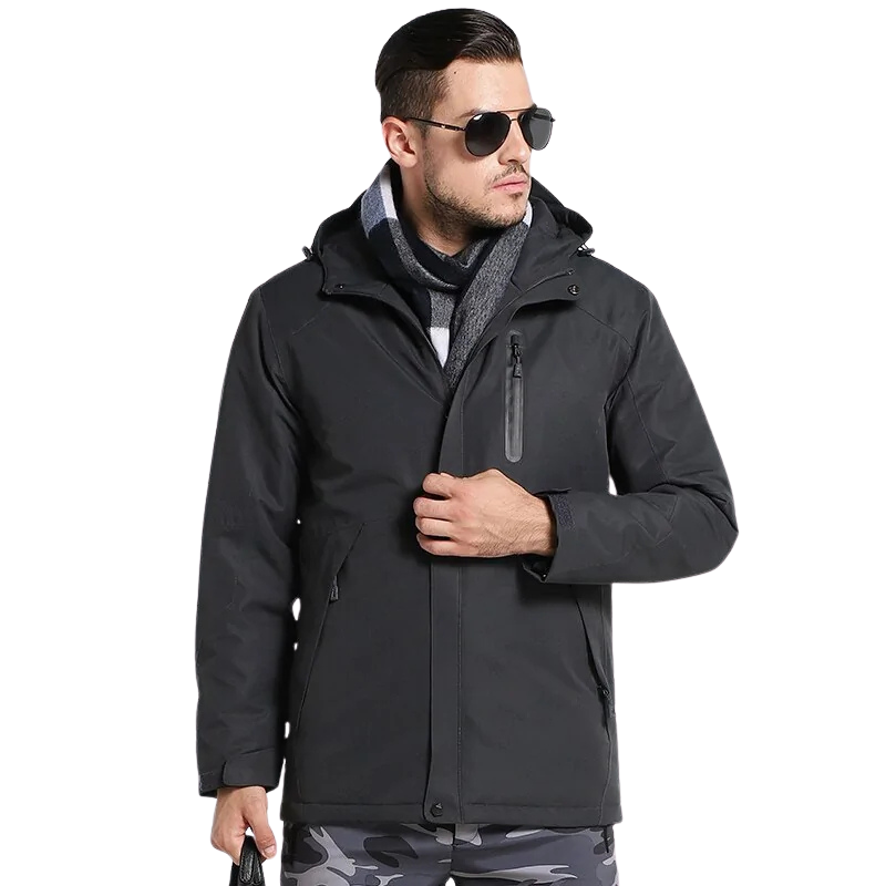 Winter Thick USB Heating Cotton Jackets - 0