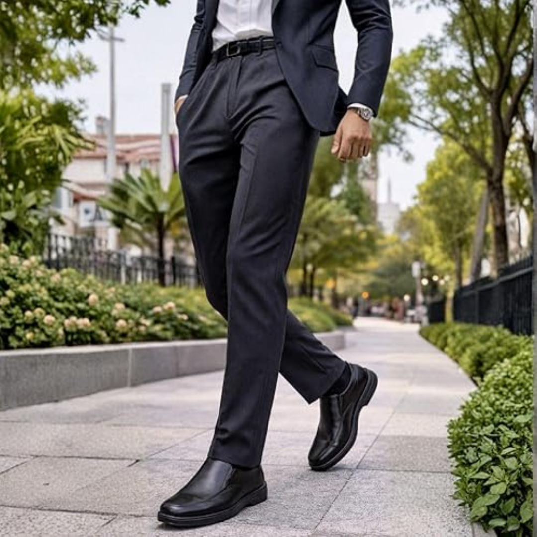 Sapato Masculino Casual Slip On Preto