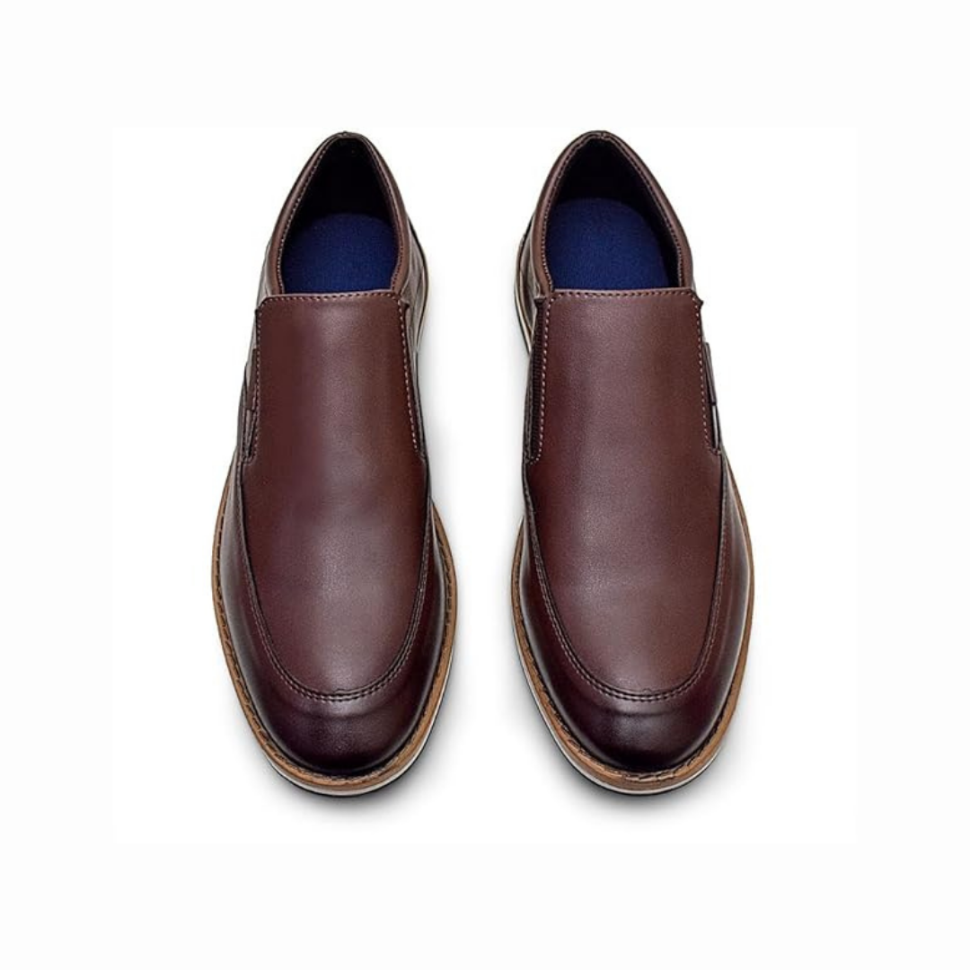 Sapato Masculino Slip On Marrom