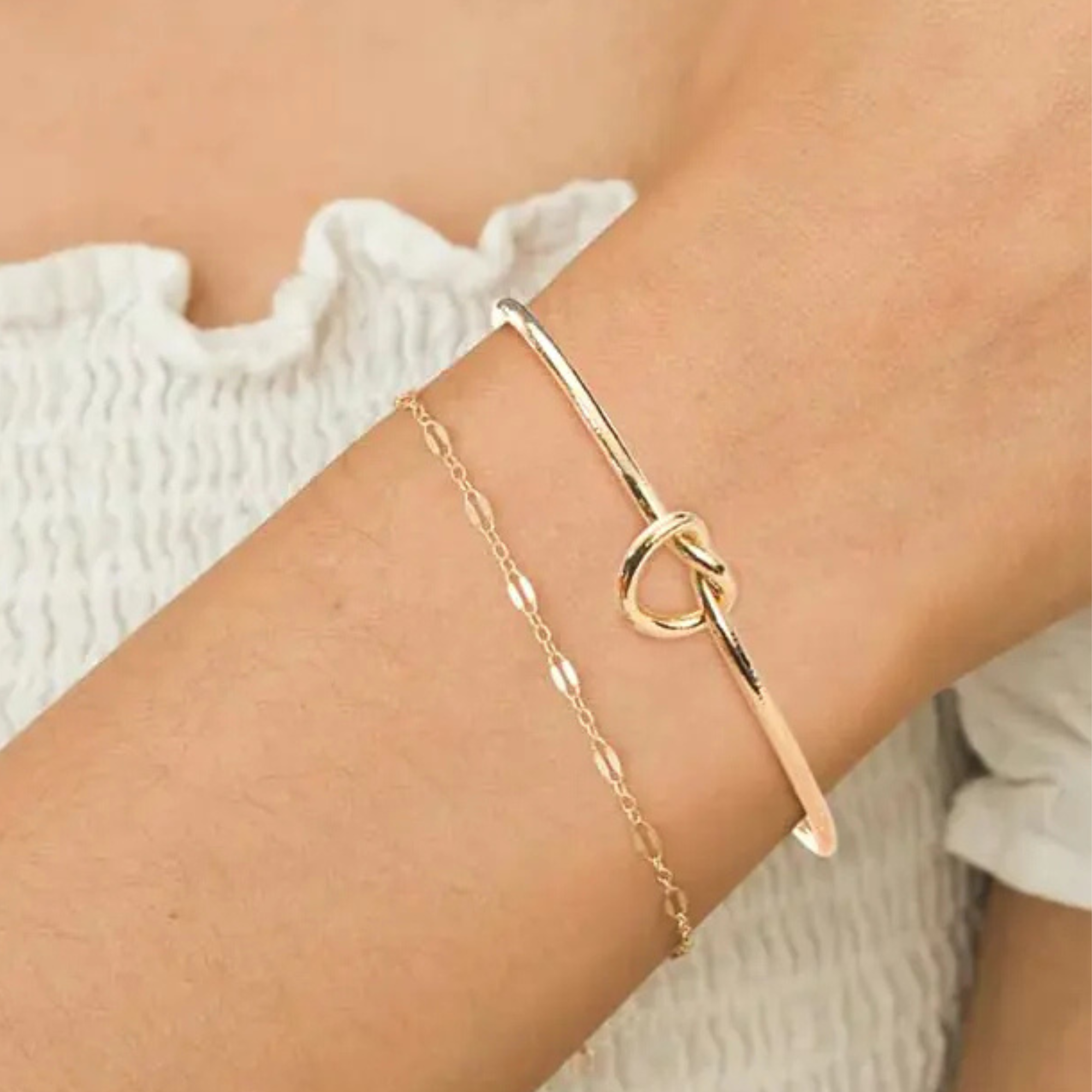 Gold Plated Bracelet Set for Women