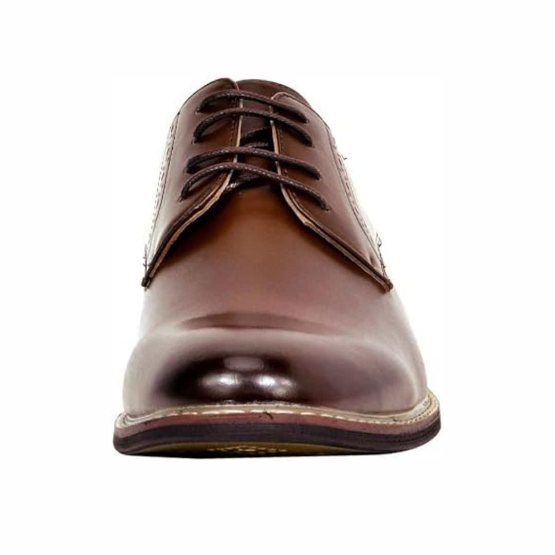 Sapato Masculino Brogue Marrom Couro com Cadarço