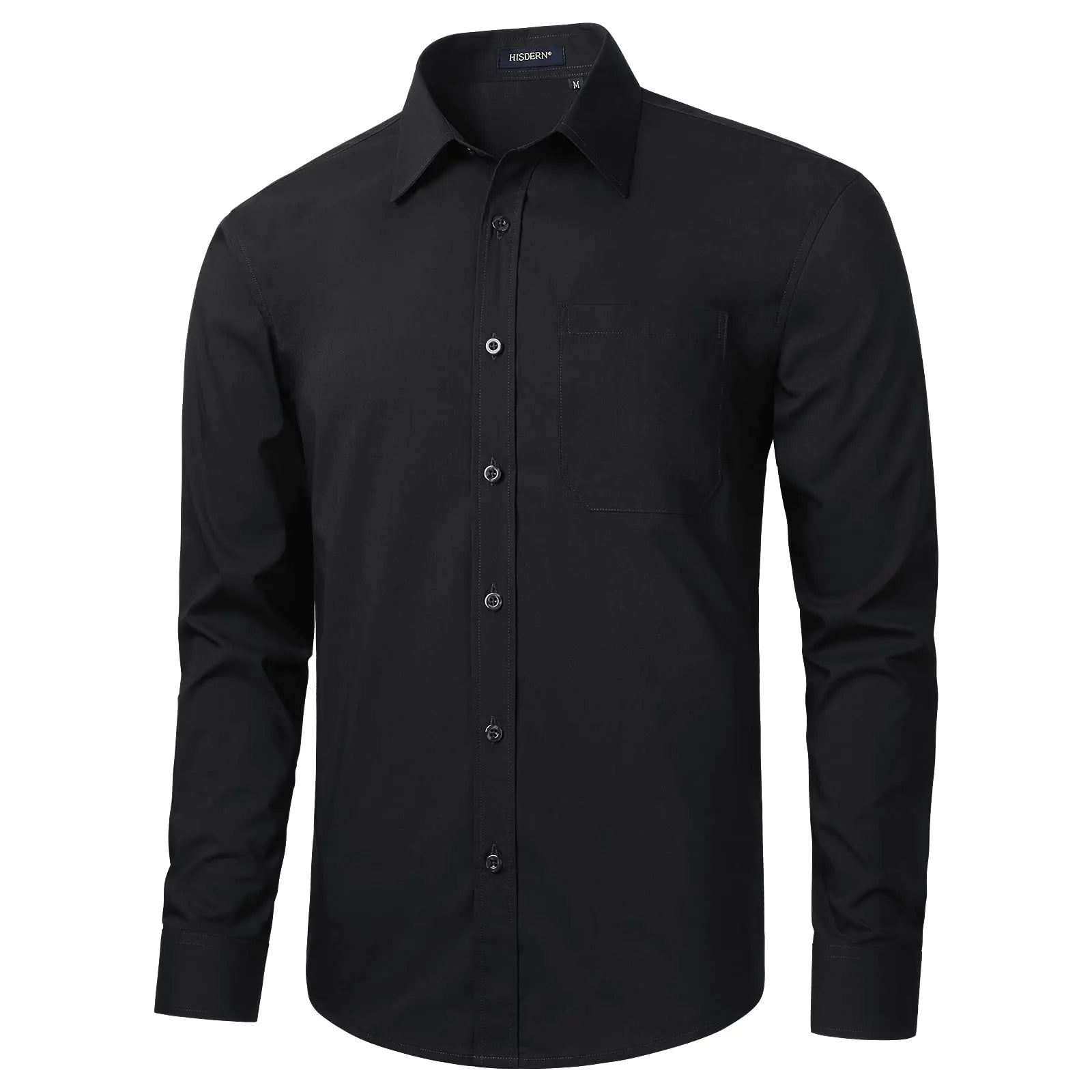 Men's Business Dress Shirt Black