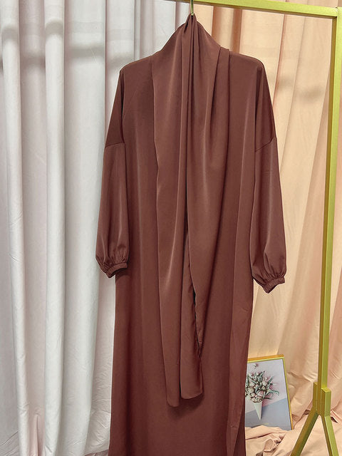 Hooded Abaya Long Dresses Women