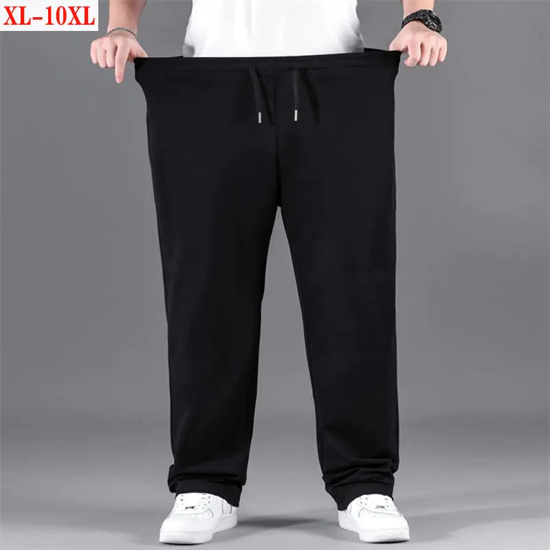 Oversized Black Casual Sweatpants Men