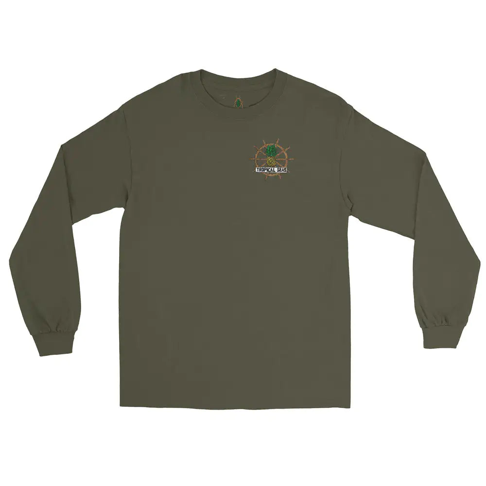 Buy military-green Tropical Seas Long Sleeve Shirt