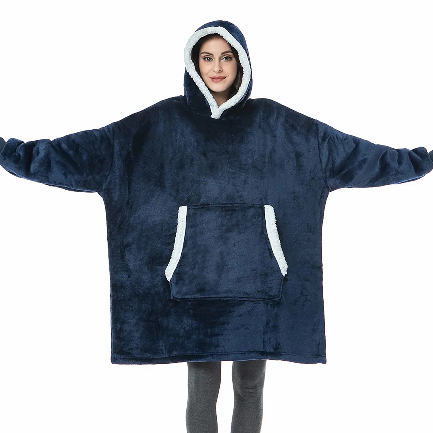 Women Oversized Warm Winter Hoodies - 0