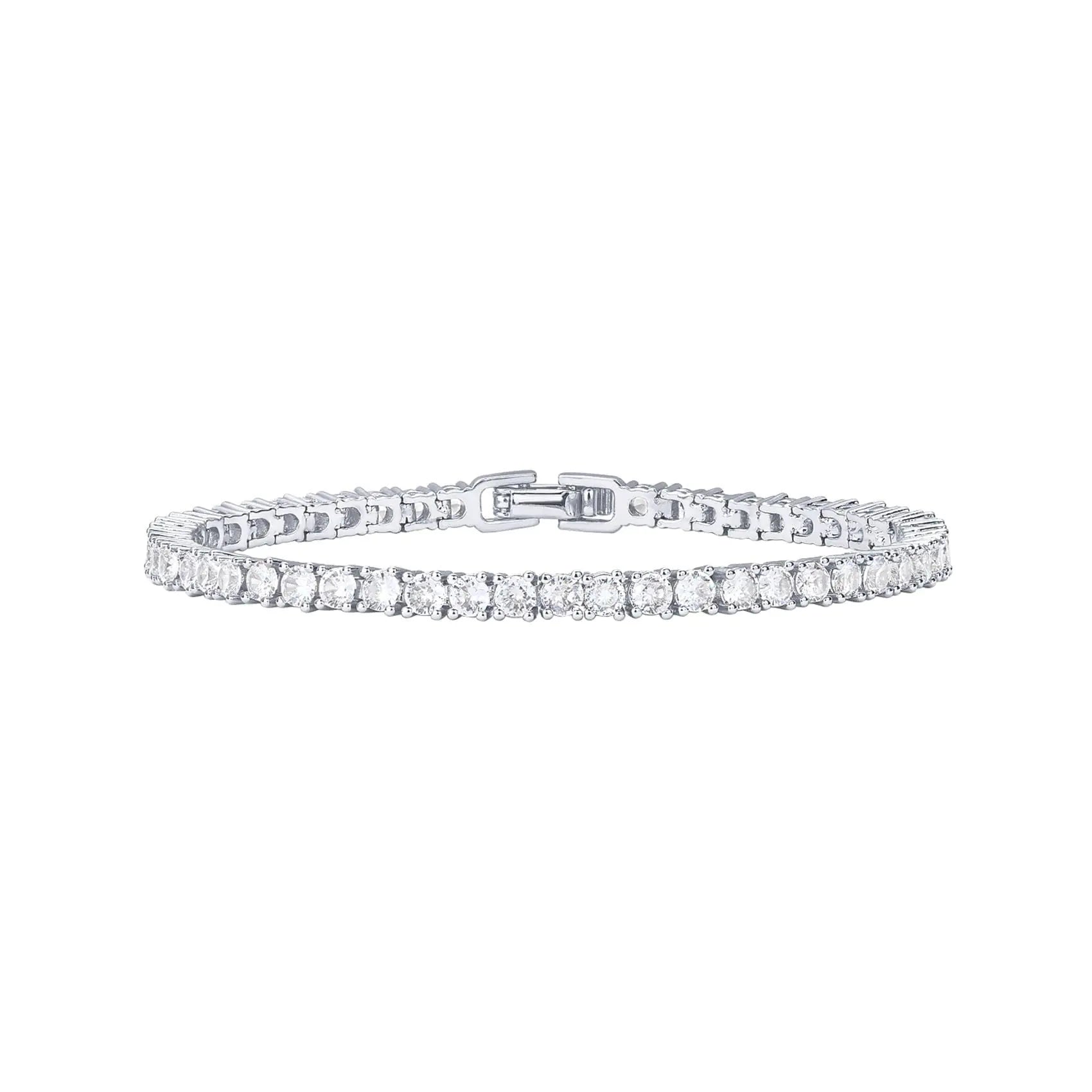 14K Gold Plated Cubic Zirconia Tennis Bracelet