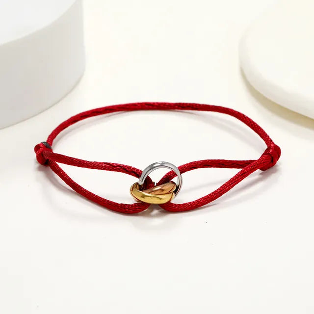 Buy wine-red Unisex Rope Bracelets