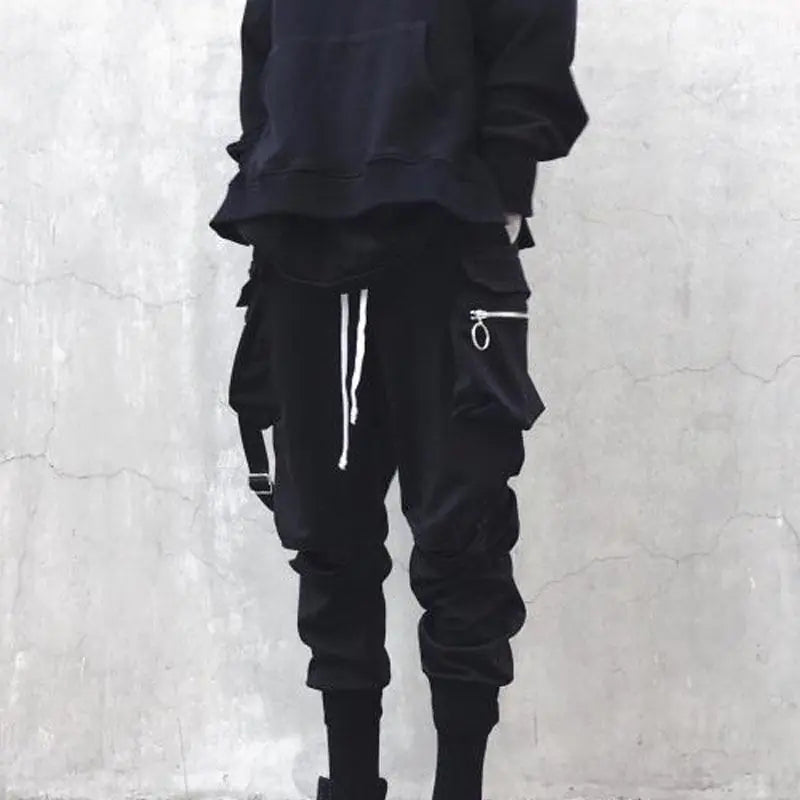 Buy black Men Black Cargo Pants