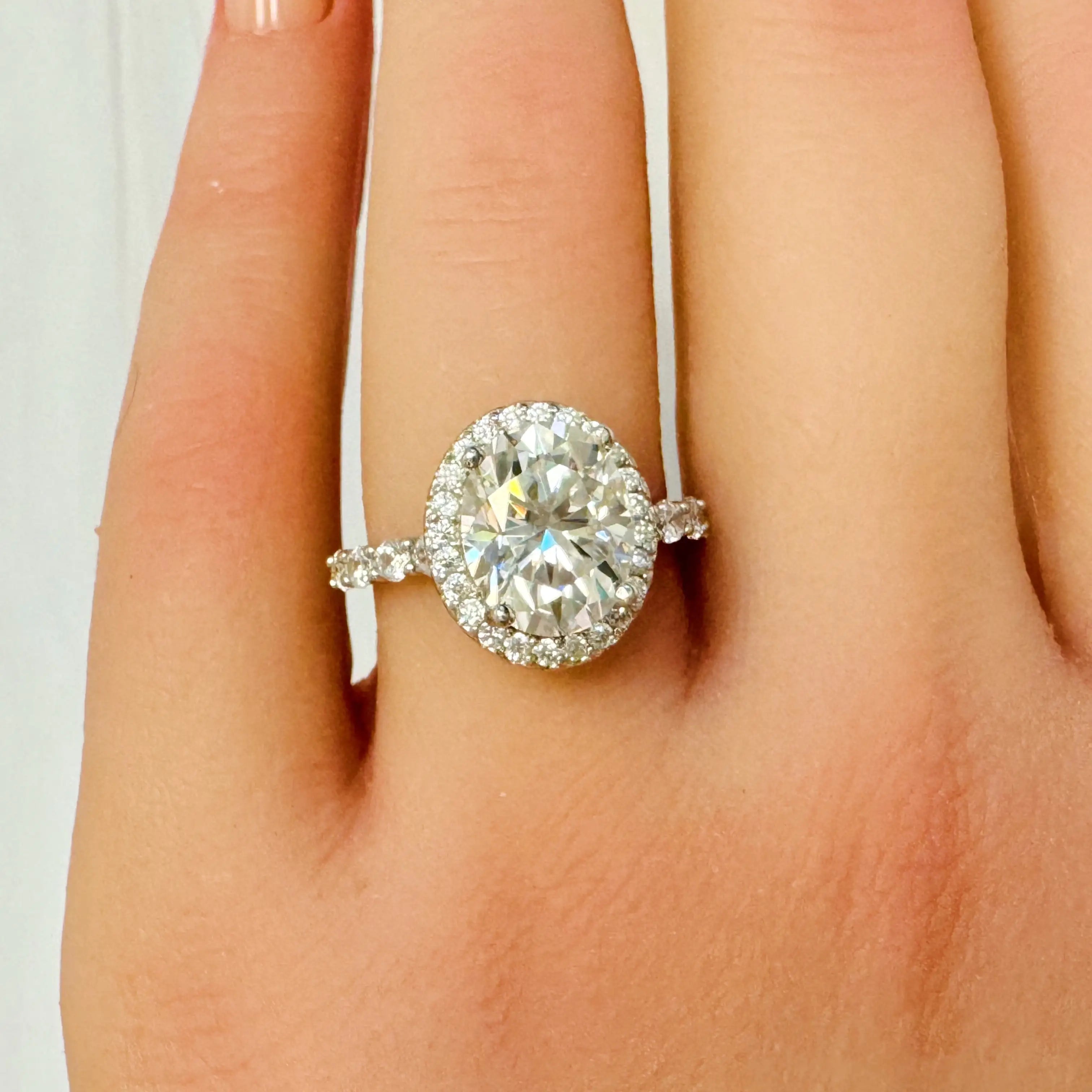 Legacy 3 Carat Centered Moissanite Ring