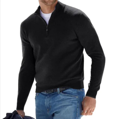 Buy black Men&#39;s Long-Sleeved Cardigan