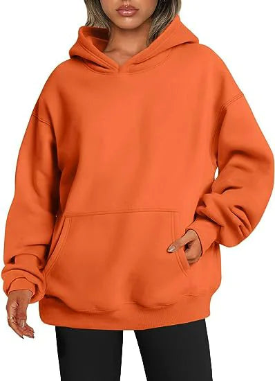 Large Pocket Women Hoodies