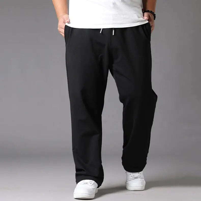 Oversized Black Casual Sweatpants Men