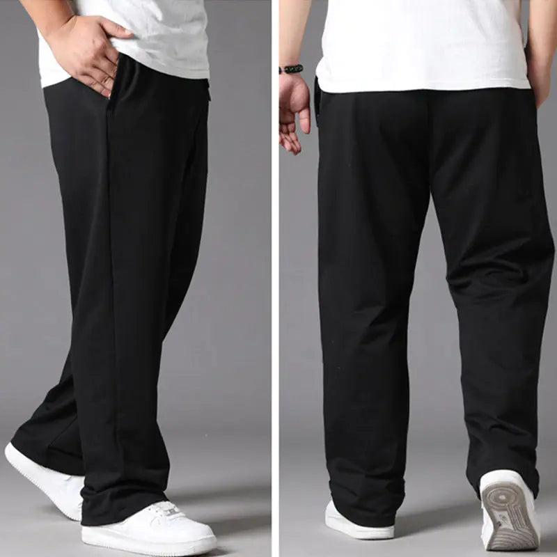 Oversized Black Casual Sweatpants Men