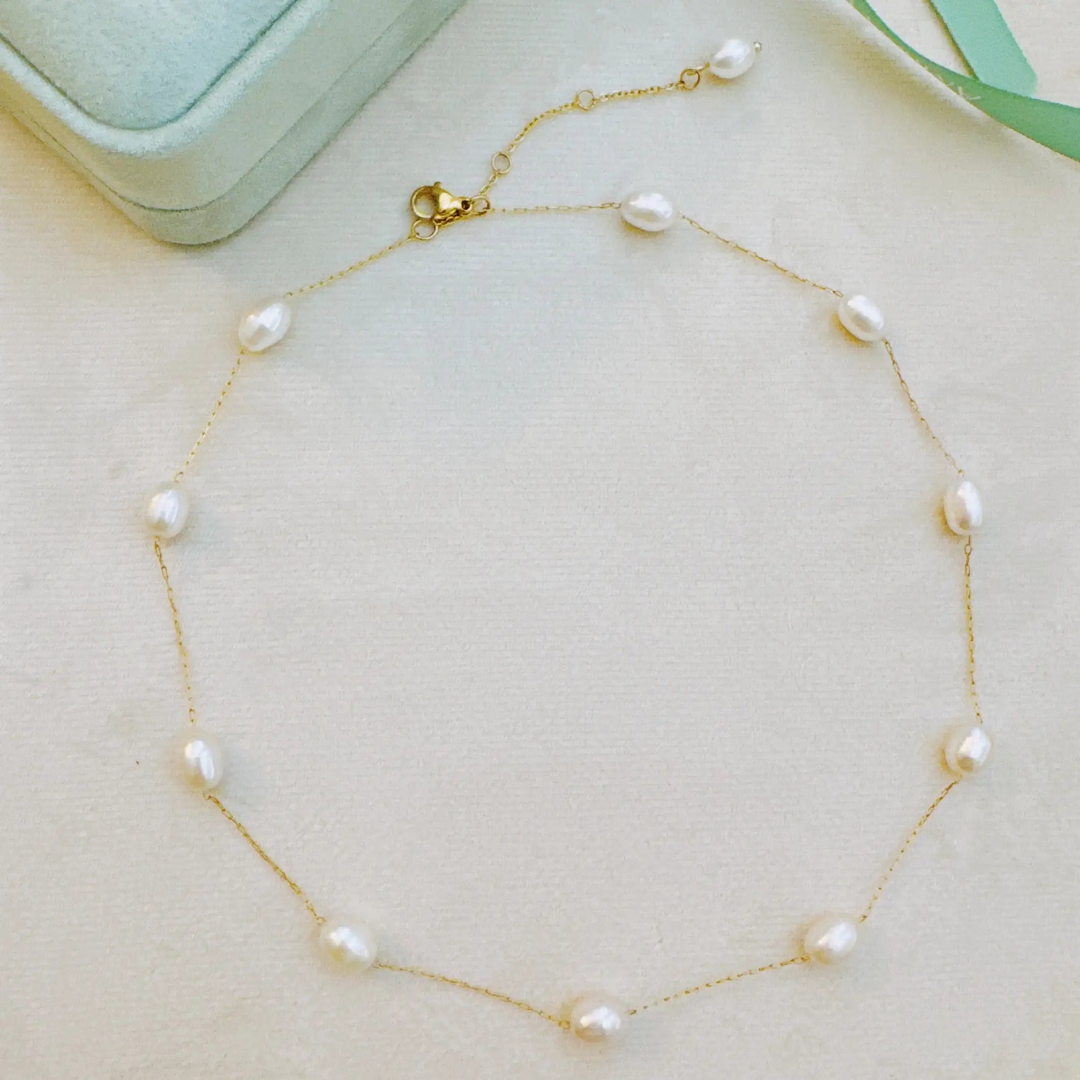 Esther Freshwater Pearl Necklace - 0