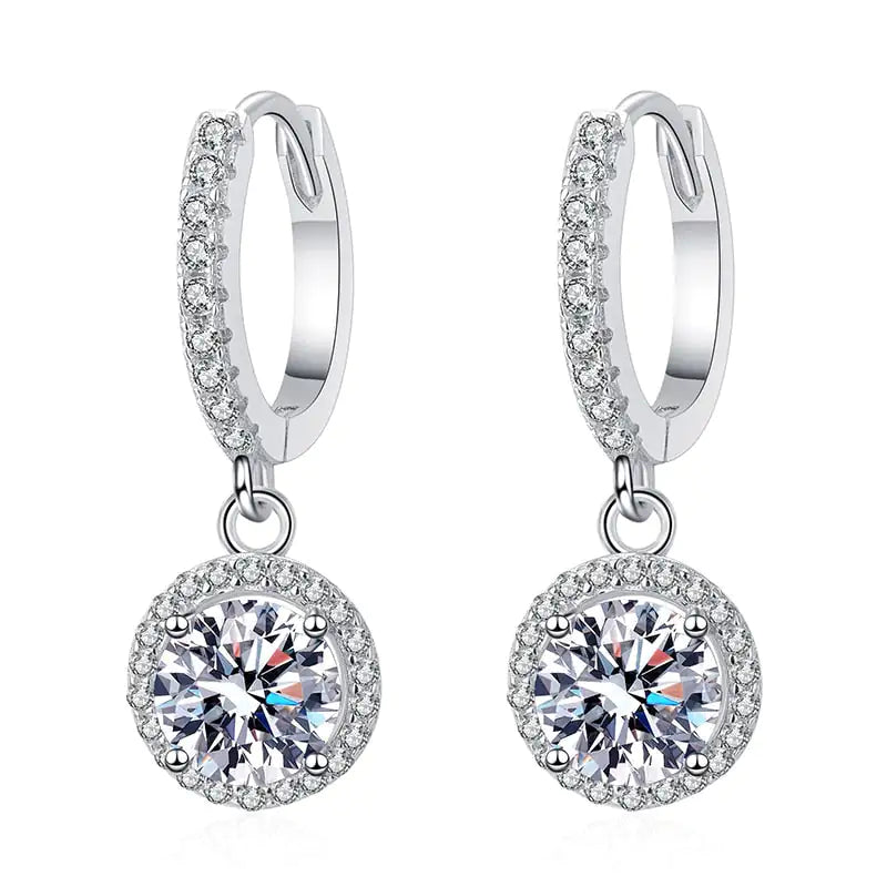 Buy diamond Moissanite Earrings