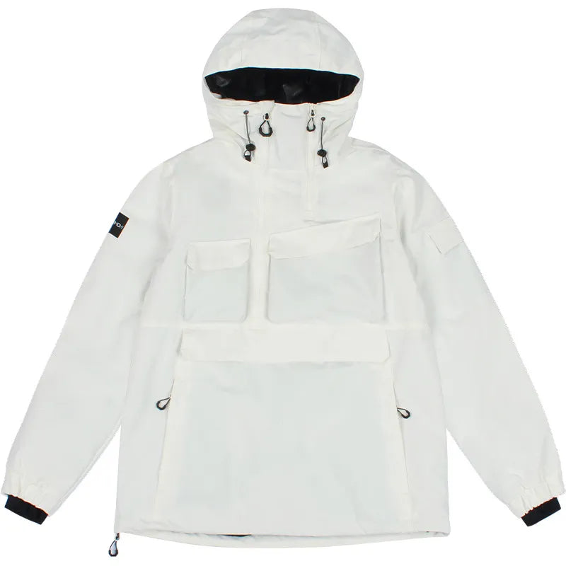 Buy white Windproof Ski Coat