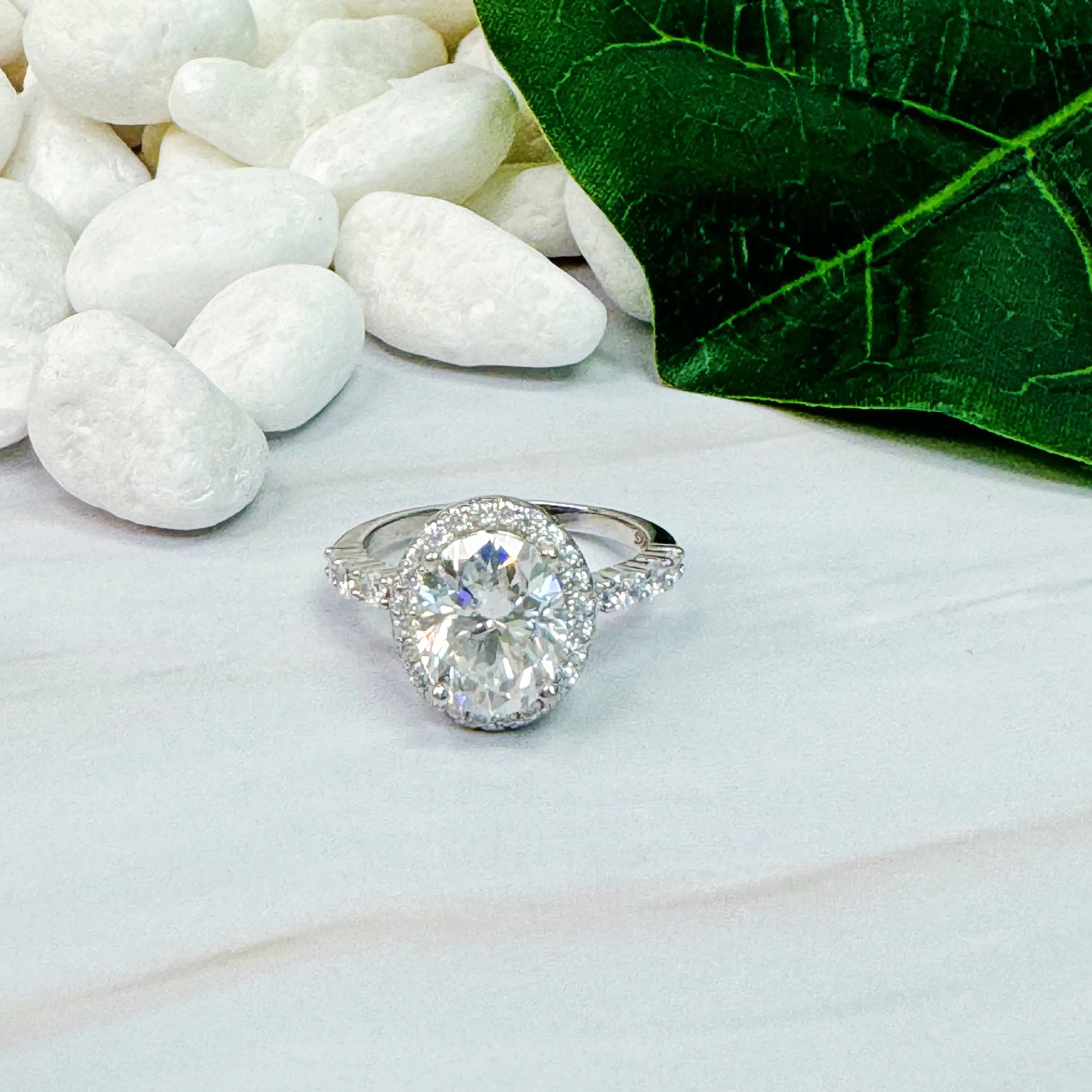 Legacy 3 Carat Centered Moissanite Ring