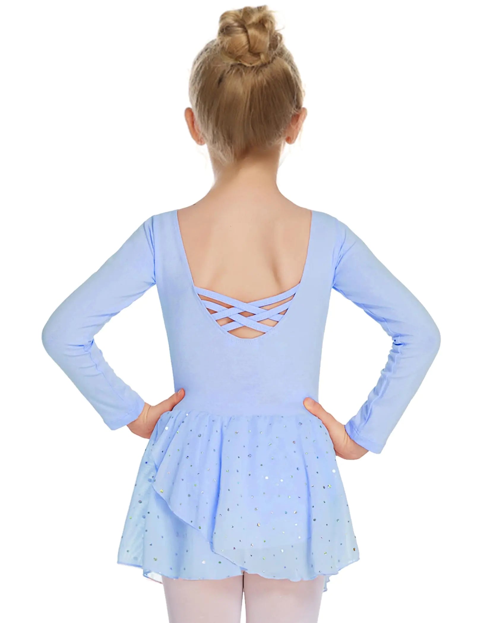 Arshiner Girls' Classic Long Sleeve Leotard Ballet Dress