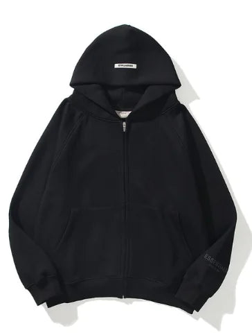 Buy black-hoodie Casual Hoodie