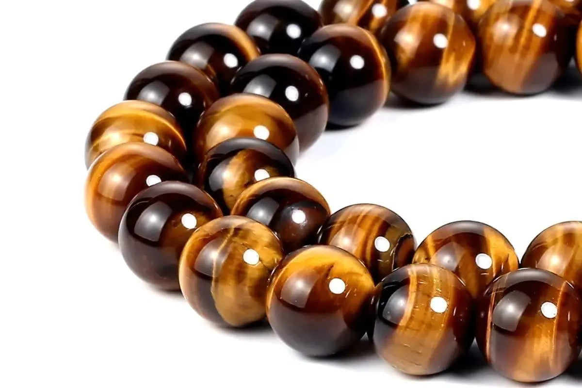 Natural Tiger Eye Yoga Bracelet - 0