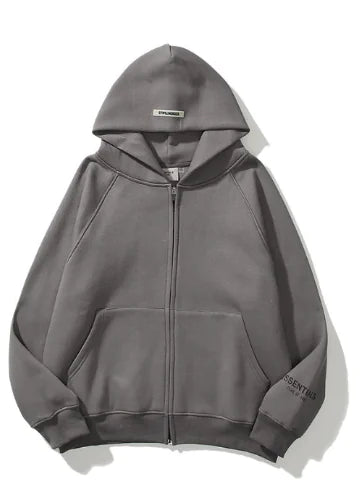 Buy grey-hoodie Casual Hoodie