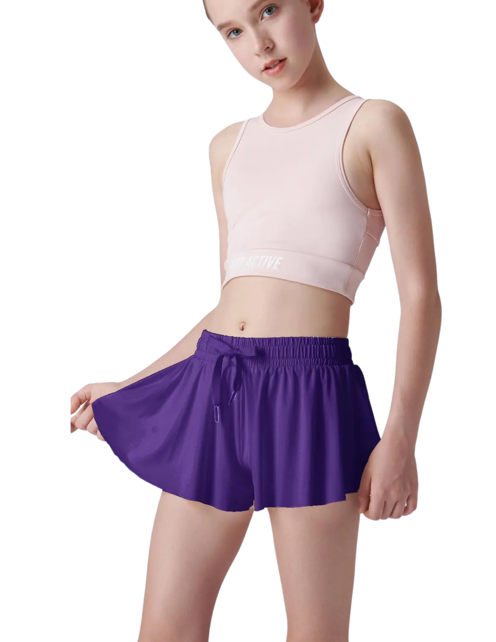 3-Pack Youth Butterfly Skirts with Spandex Liner - 0