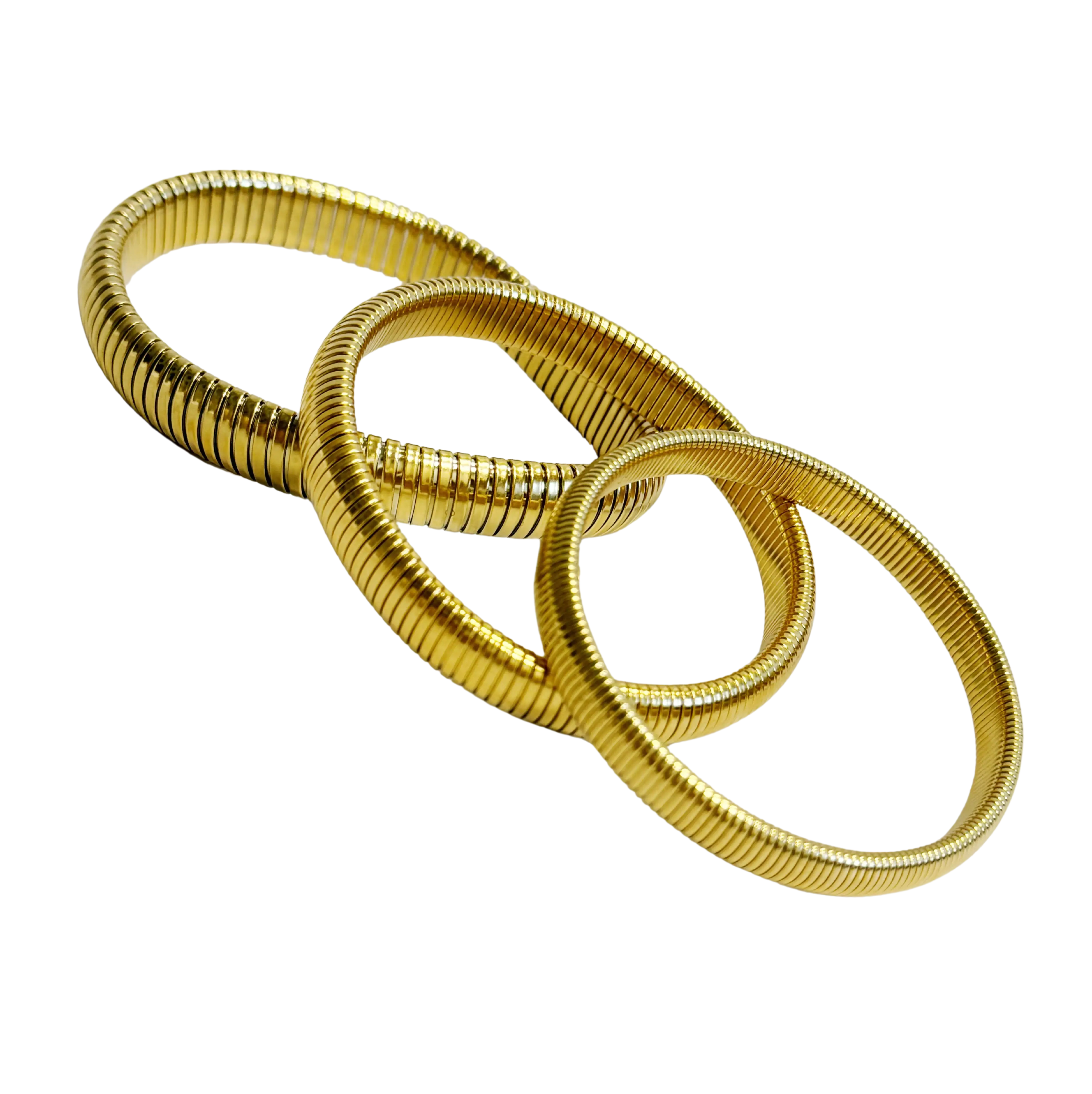 Golden Spring Soft Bangle Bracelet