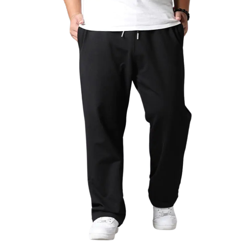 Oversized Black Casual Sweatpants Men