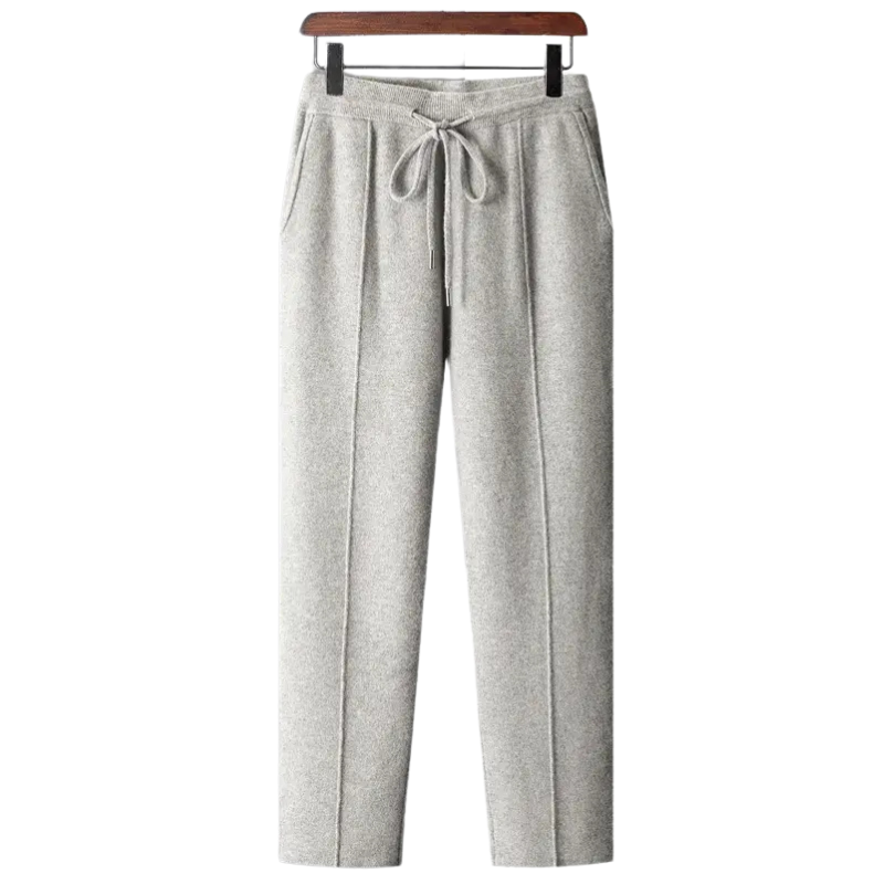 Men Pure Wool Knitted Pants