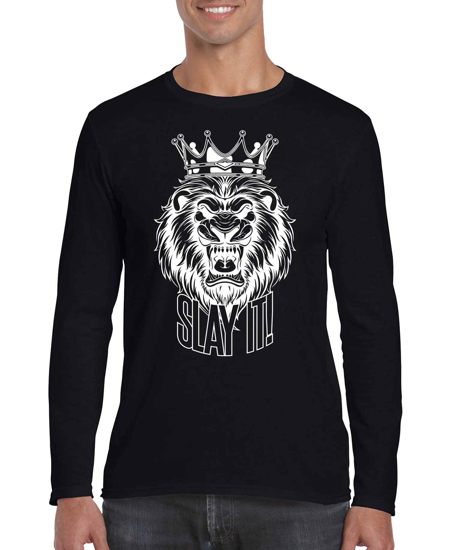 Slay It Men’s Long Sleeve Shirt - 0