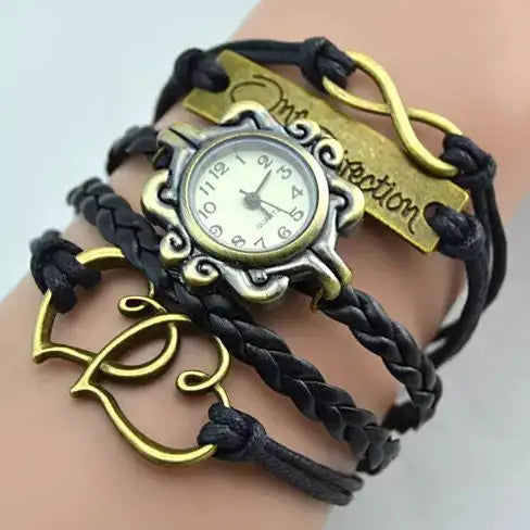 Buy dark-brown Lamore One Direction Love &amp; Affection Bracelet