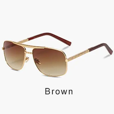 Buy brown Vintage Square Men Sunglasses