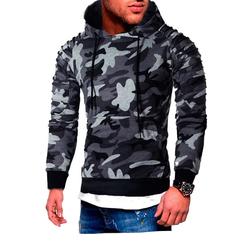 Buy camo-dark-grey Men&#39;s Hoodies