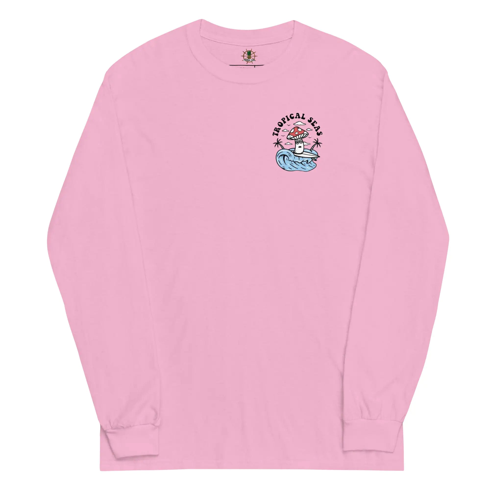 Buy light-pink Men’s Trippy Surfer Long Sleeve Shirt