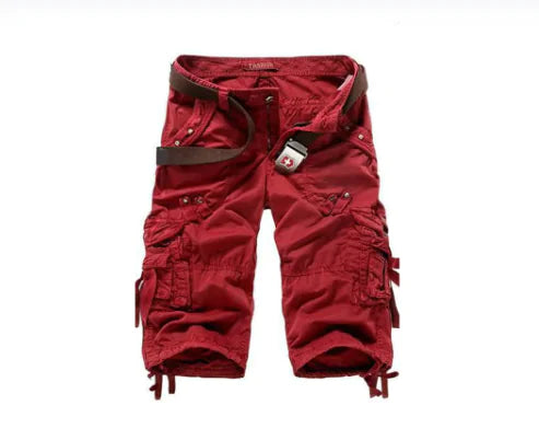 Buy red Cargo Shorts