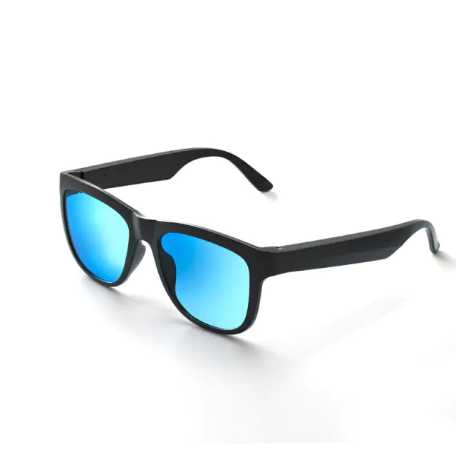 Buy blue Headphone Smart Sunglasses