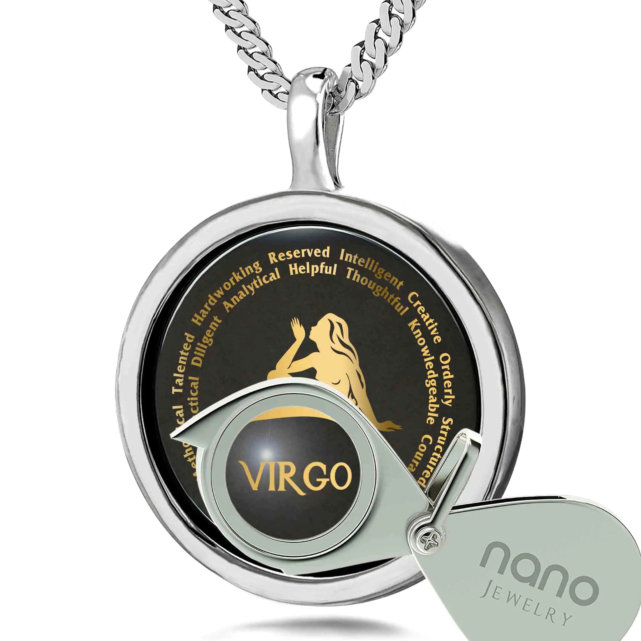 24k Gold Virgo Necklace for Zodiac Lovers