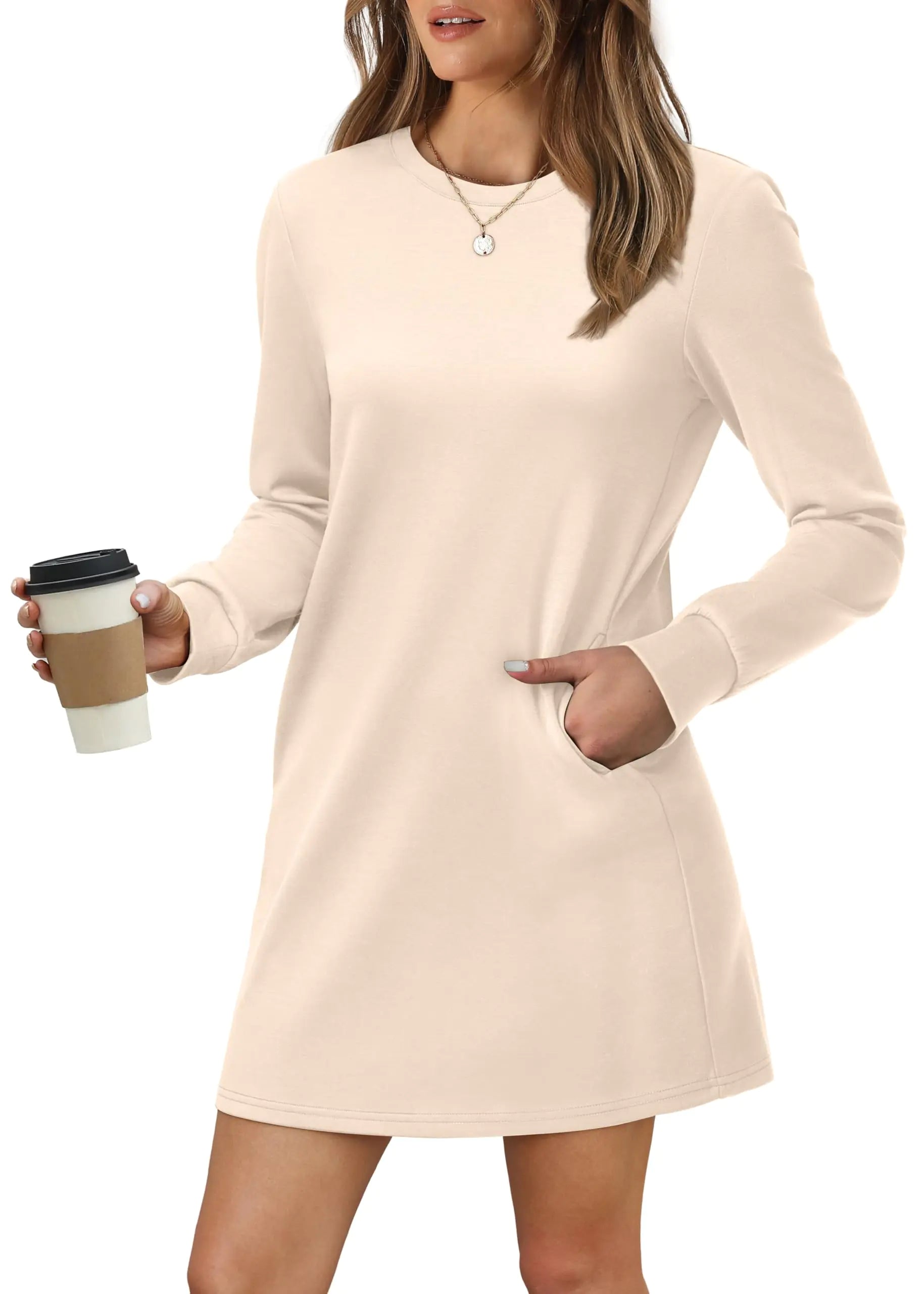 Women’s Long Sleeve Casual Mini Dress