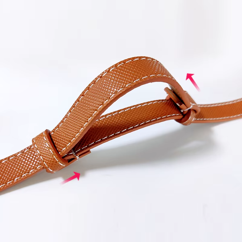 Women's Skinny Leather Belt with Silver Buckle