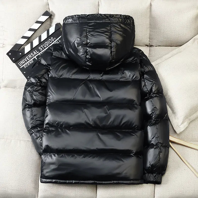 Glossy Duck Down Winter Jacket