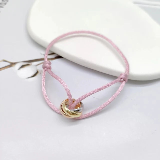 Buy flesh-pink Unisex Rope Bracelets