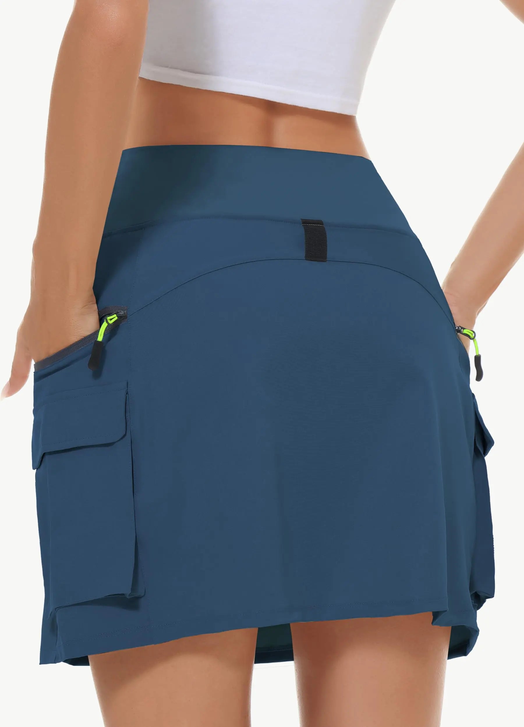 Women's High-Waisted Hiking Cargo Skort - 0